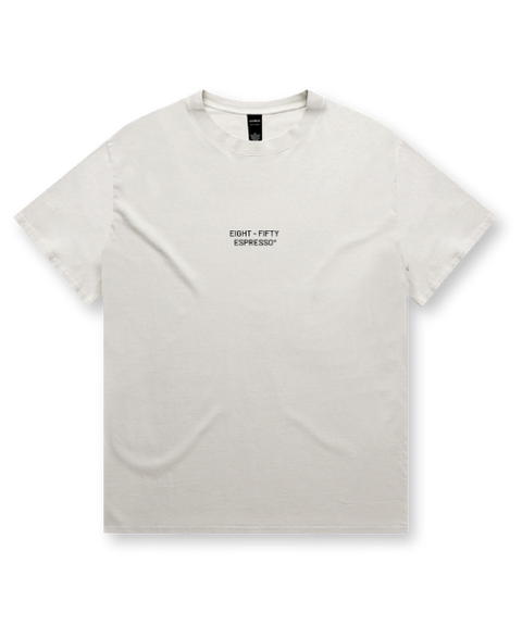 EIGHT FIFTY FADED BONE HEAVY TEE